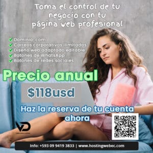 Diseño página web flat $118usd