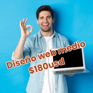 Diseño web medio $180usd