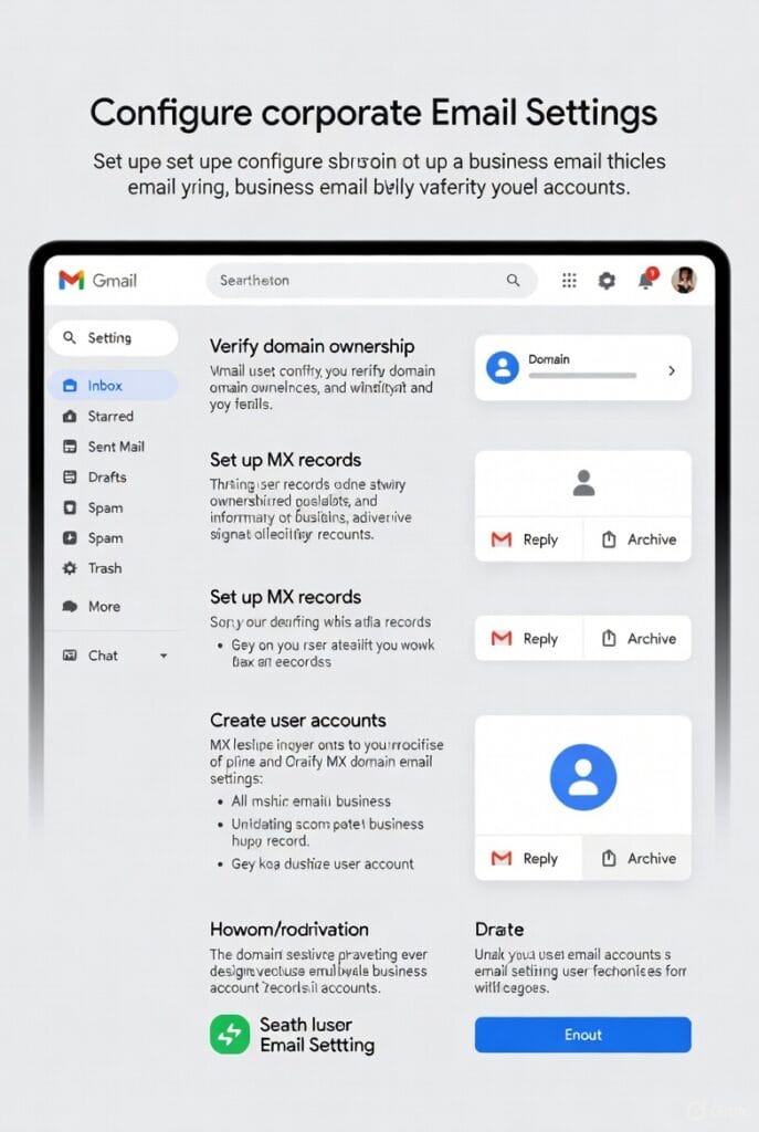 configuración correo corporativo en Gmail 2
